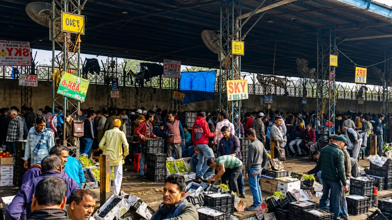 nishadganj fruit market