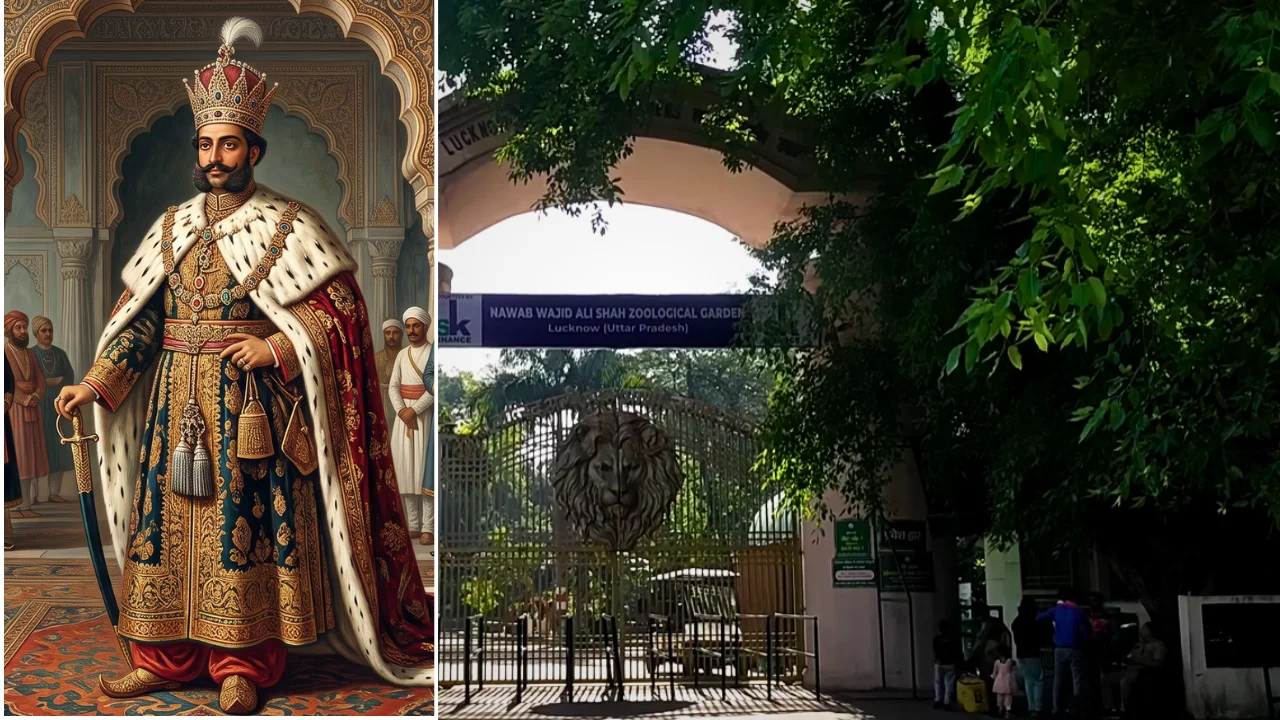 lucknow zoo history Nawab Nasir-ud-Din Haider 